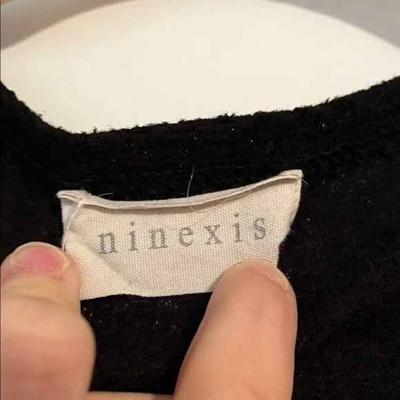 Elegant Black Women's Cardigan - Picture 2 of 2